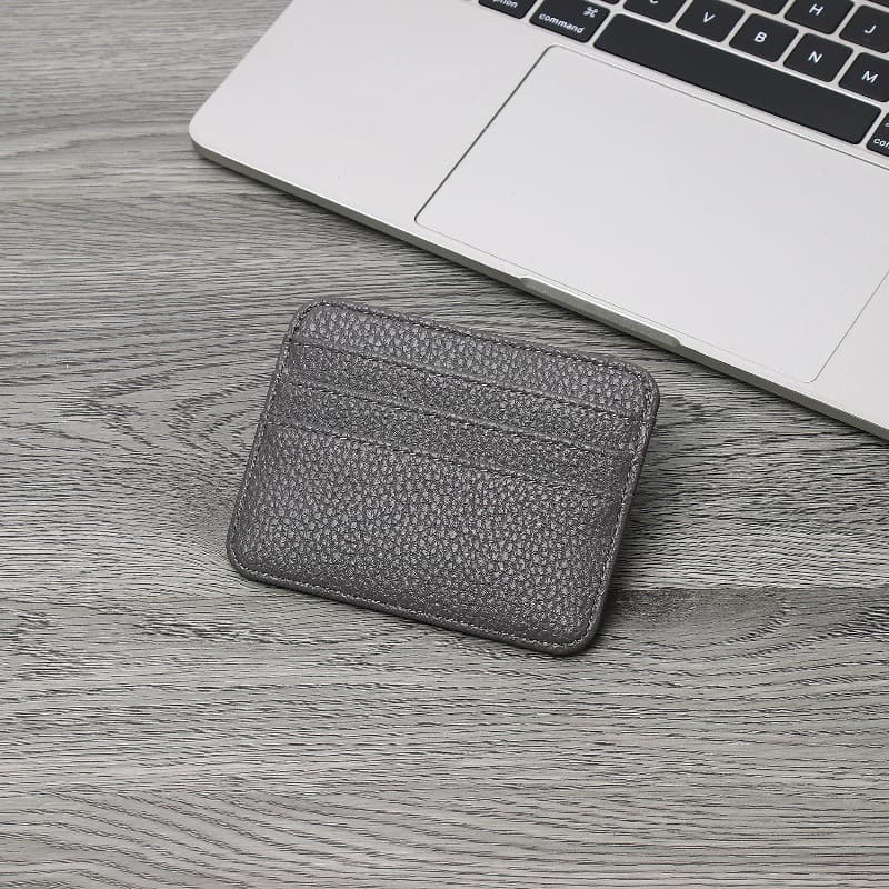 Ultra thin polyurethane card holder, universal travel card case 4