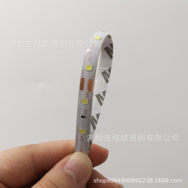 2835led light strip single color 12v low voltage 60 light glue waterproof soft light strip red blue green white powder multi color high brightness 3