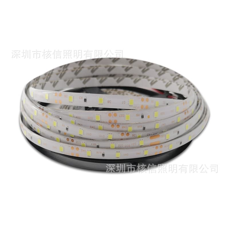 2835led light strip single color 12v low voltage 60 light glue waterproof soft light strip red blue green white powder multi color high brightness 5