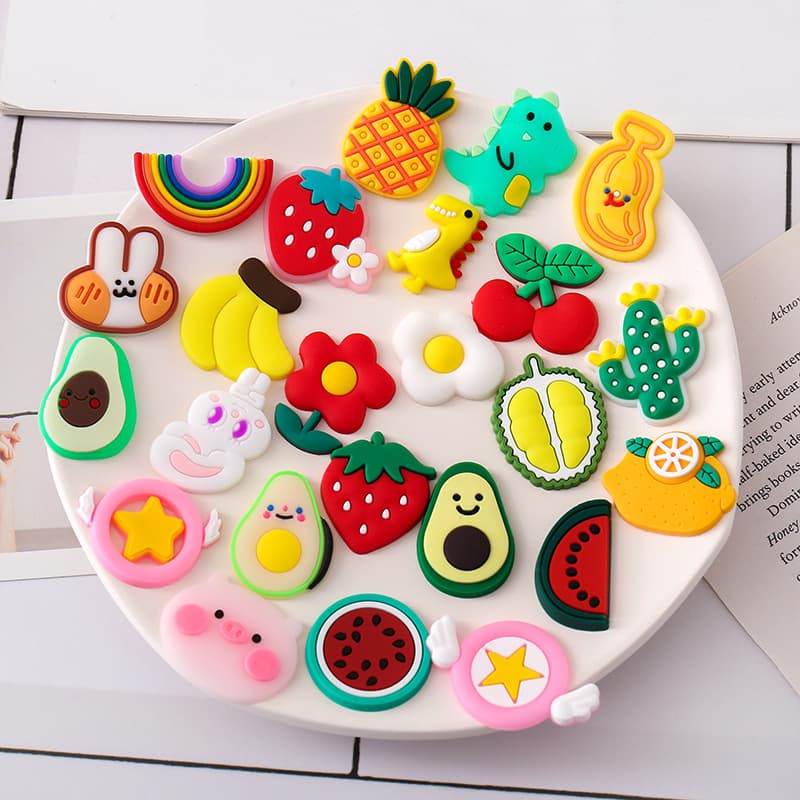 (Wholesale), cartoon phone case PVC, hairgrip, decorative accessory, DIY