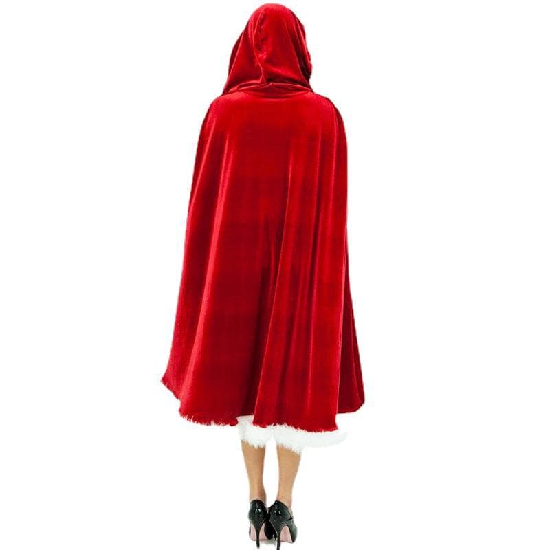Christmas trench coat for children and adults with hood, suit, cosplay 5