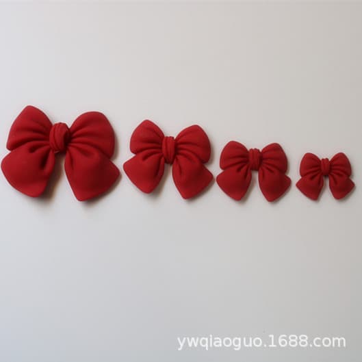 Cloth with bow, cream phone case, hair accessory handmade, accessories, internet celebrity, DIY 2