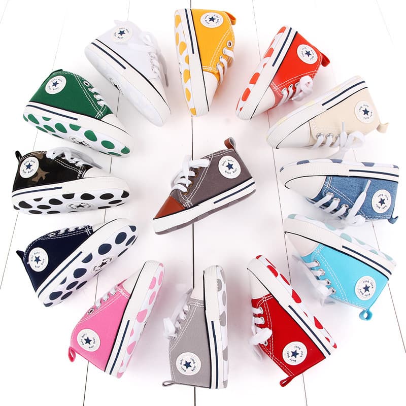 Baby shoes Spring and Autumn Period, 0-1 years old, male and female baby casual canvas footwear babyshoes 2486 2