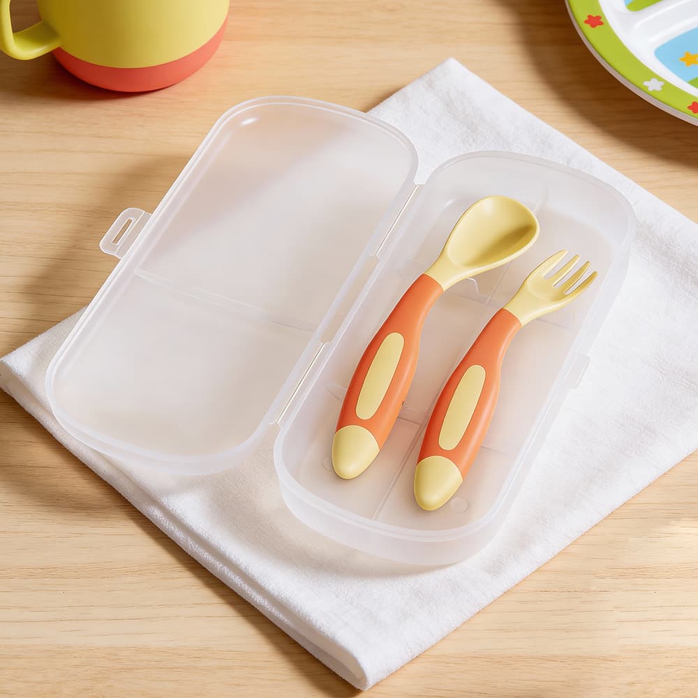 (Wholesale), children's spoon for mother and baby, tableware, set, Pilsan Play Car 2