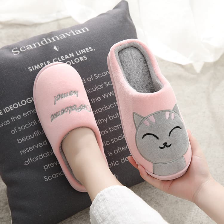Winter cartoon keep warm slippers, for beloved 4