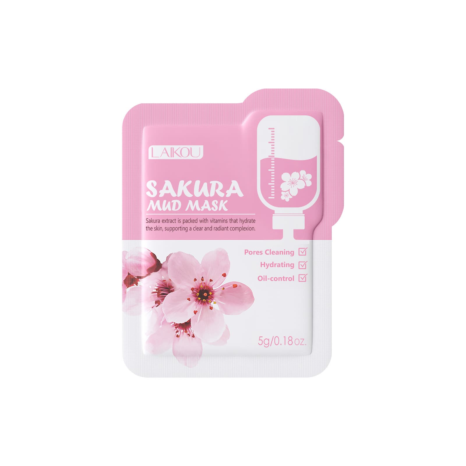 Monolithic moisturizing face mask for face for skin care, 5g, trial pack 5