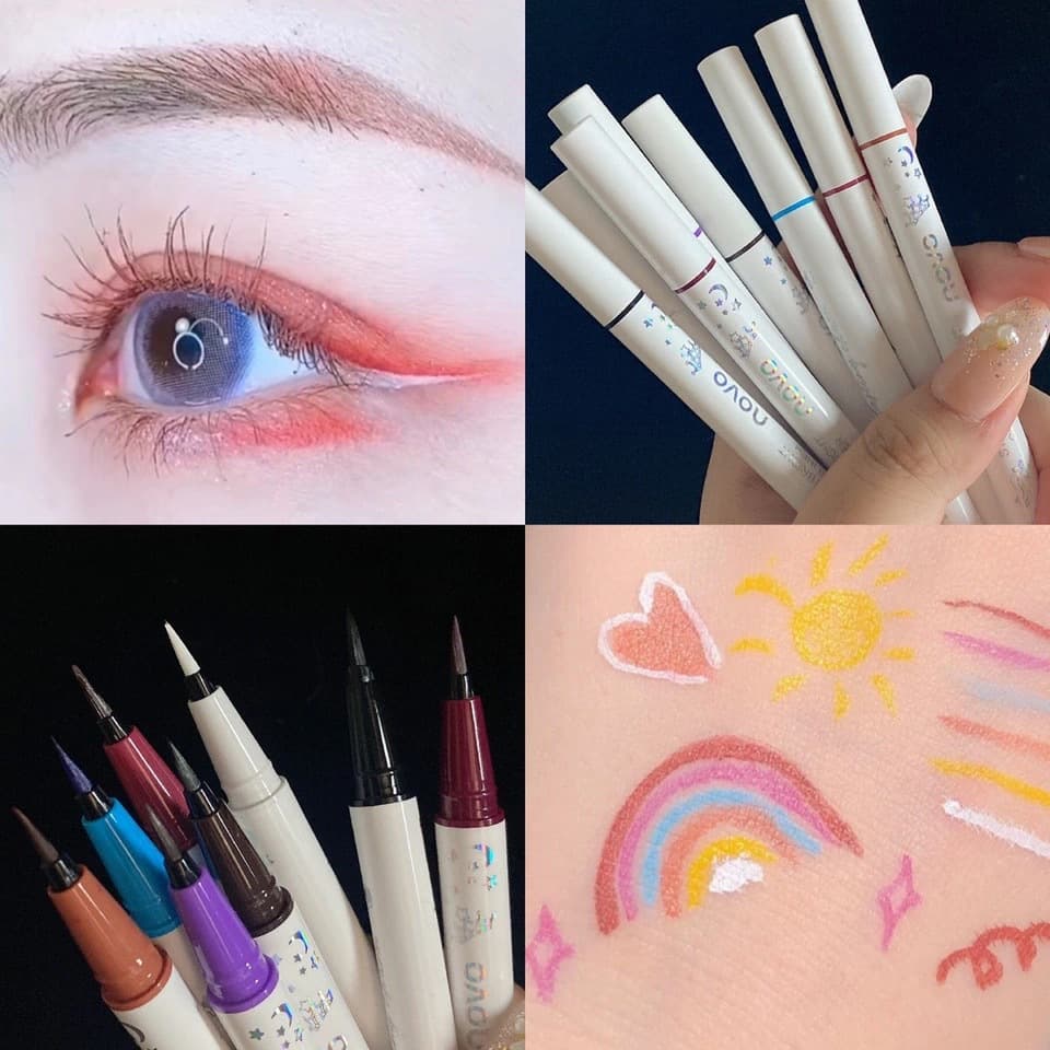 Makeup primer, eye pencil, soft waterproof lip pencil, for beginners, long-term effect, no smudge 3