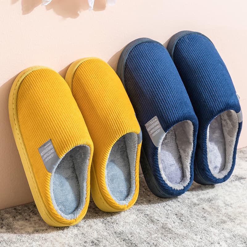 Demi-season keep warm women's slippers, home non-slip winter comfortable footwear platform for pregnant, for beloved