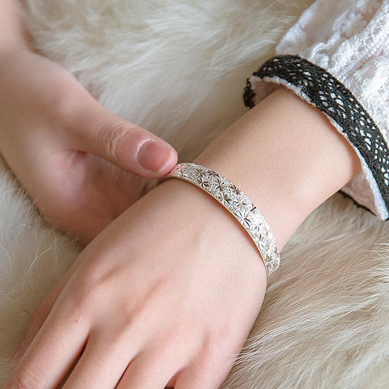 Gold -plated star bracelet push silver -plated push full of starry hand ring sand gold bracelet gifts for wholesale hand 3