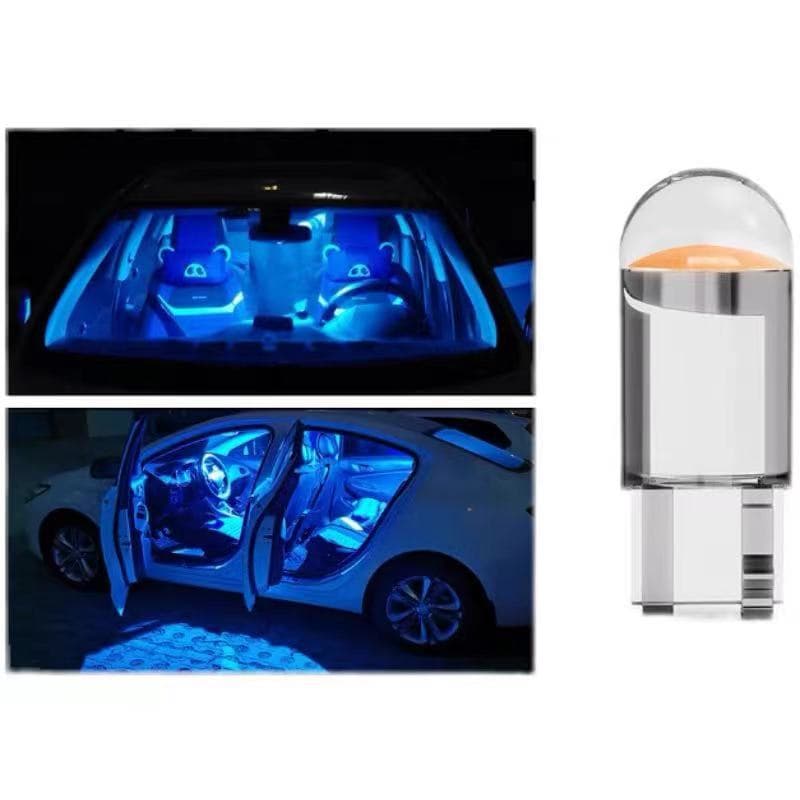 Car showing wide light T10 crystal transparent integrated LED small car light COB high -light W5W license reading light reading light 3