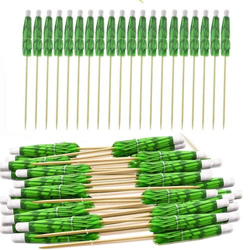 Spot disposable cocktail decorative umbrella visa octagonal umbrella signature mini umbrella visa fruit visa customization 3