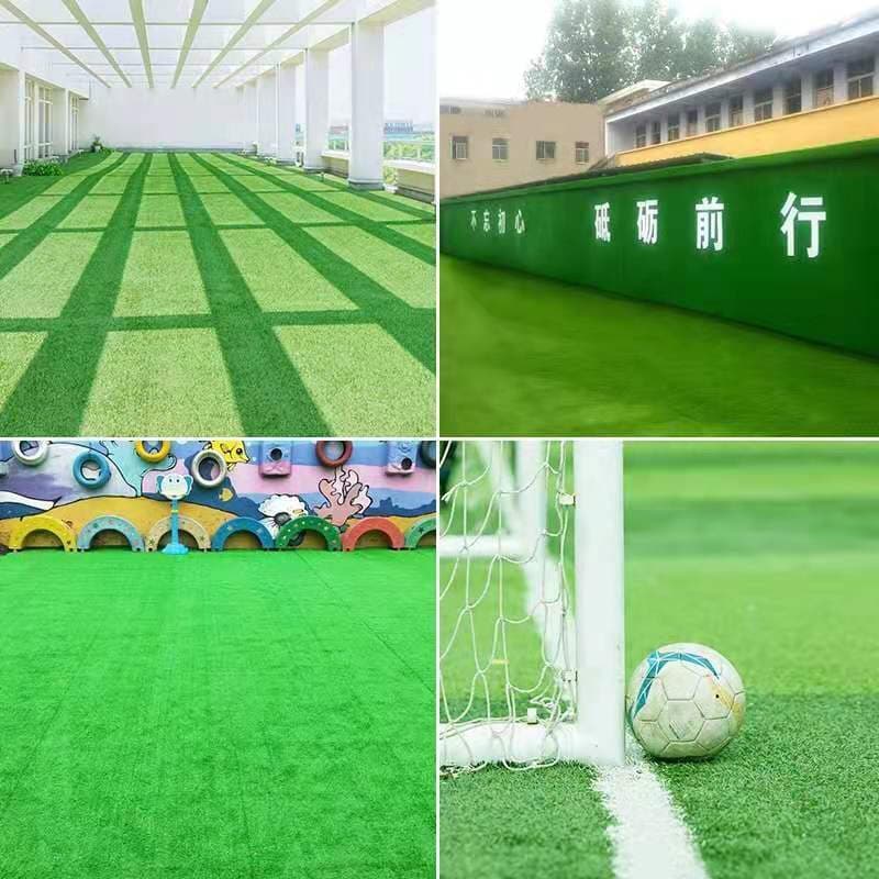 Green artificial grass, carpet for kindergarten, football artificial lawn 3