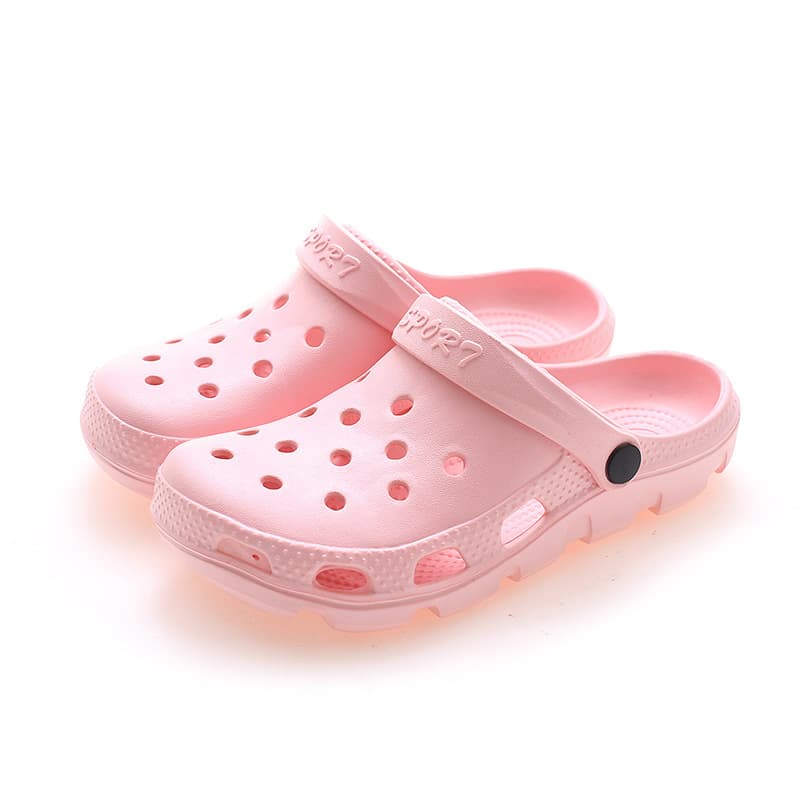 Summer beach footwear, Crocs-style slippers, sandals, 2023, suitable for outdoor wear, large rounded toe, closed toe 2