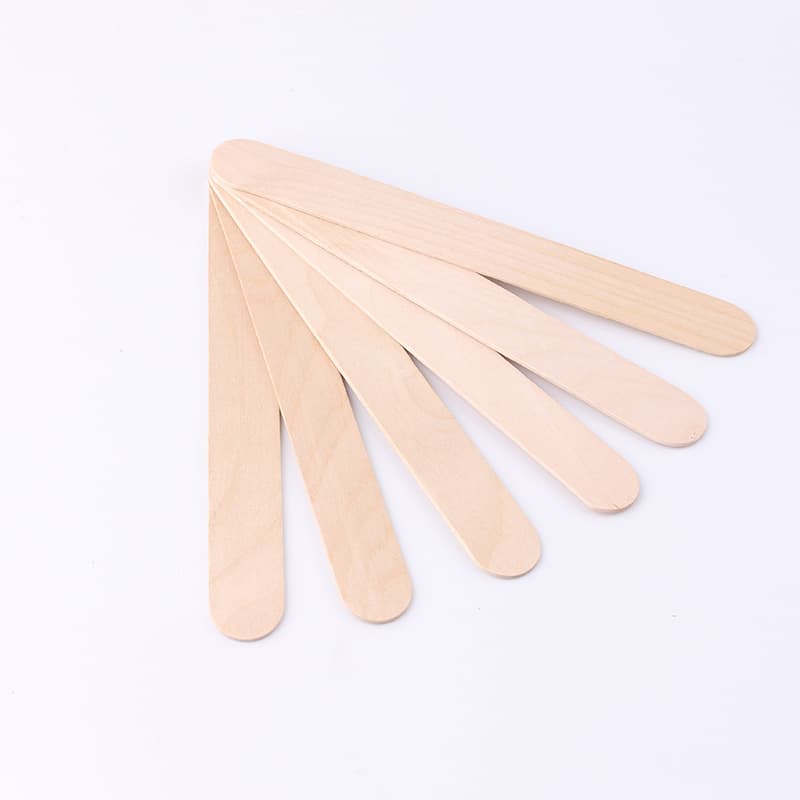 Cosmetic hair removal care tools of original wood tongue pressing rod hair removal wax coating scraper sticks 100 pieces of box installation in stock 3