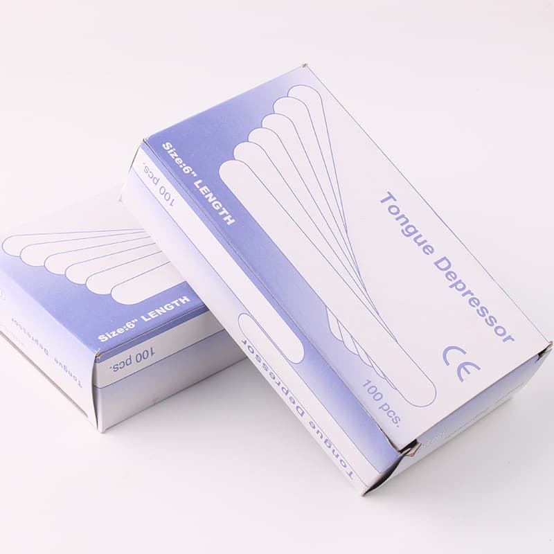 Cosmetic hair removal care tools of original wood tongue pressing rod hair removal wax coating scraper sticks 100 pieces of box installation in stock 4