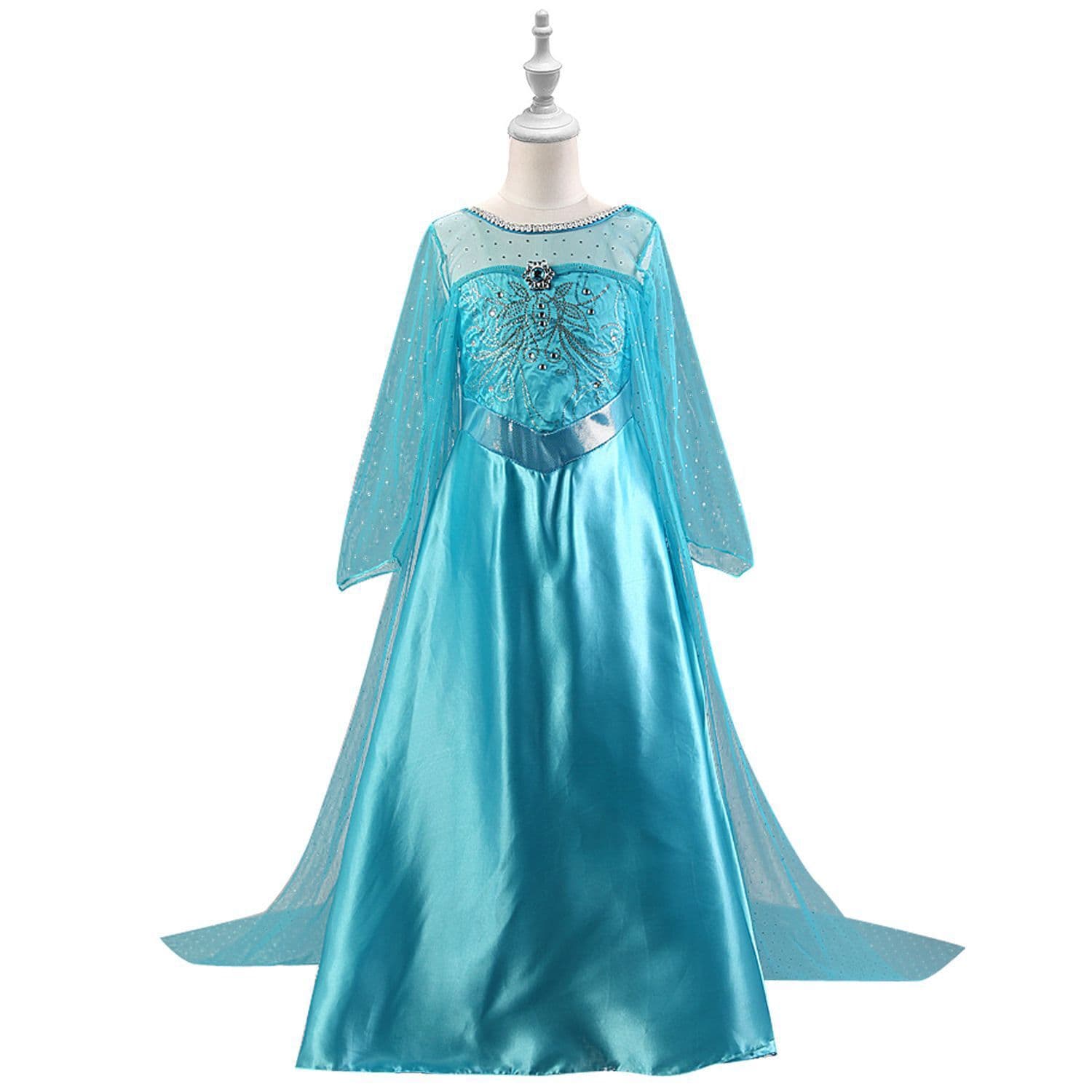 Small princess costume, long-sleeve, girl's skirt, long dress, set 5
