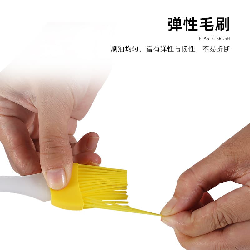 Zibo barbecue manufacturers spot baking silicone small split brush grilled silicon gum brush cake cake barbecue 4