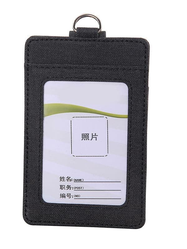 Jinbeispu ID card holder company unit card holder bank transportation package entry card card clip 5
