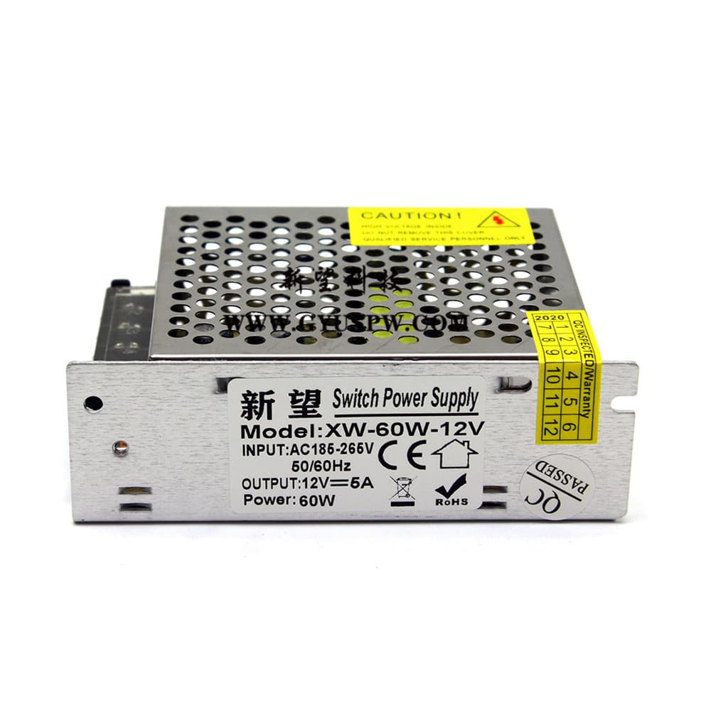 DC, LED switch key, power supply, monitor, lamp, 12v, 60W, 12v 2
