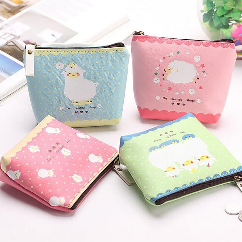 Coins, wallet, cute small key bag, small clutch bag, Korean style, simple and elegant design 2