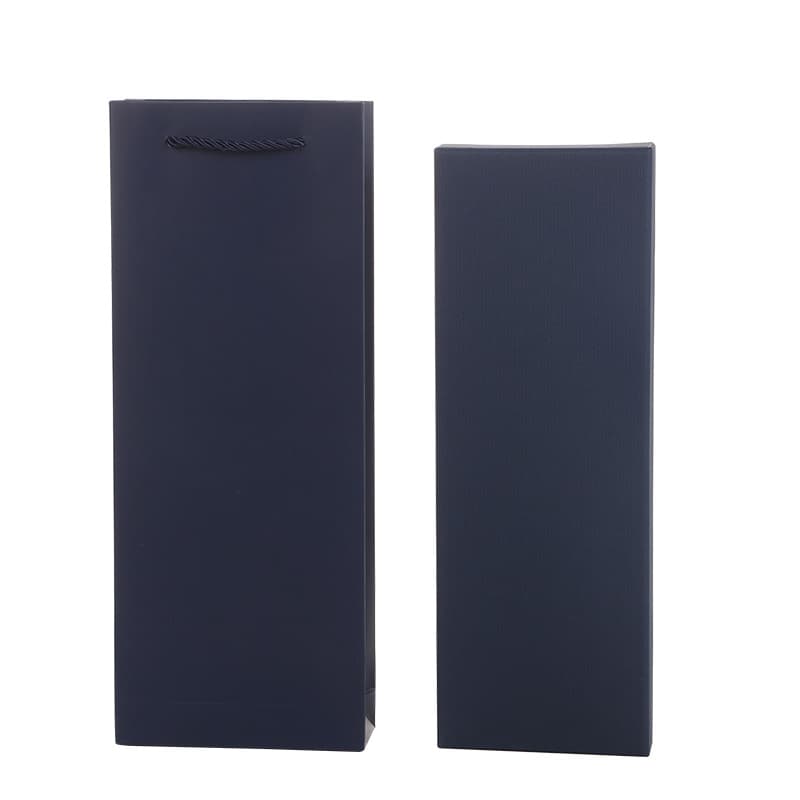 Blue high-end bow tie, rectangular box, factory direct supply, (Physicals), with your logo imprint 6