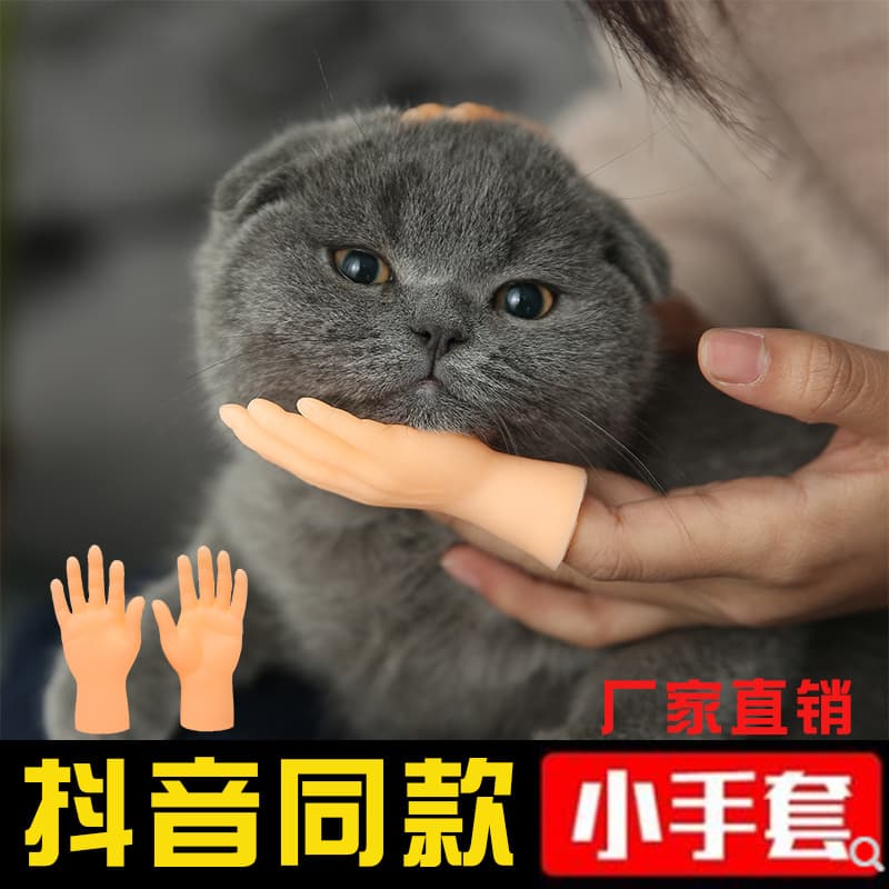 (Wholesale), toy, plastic creative gloves, hands model, pet 2