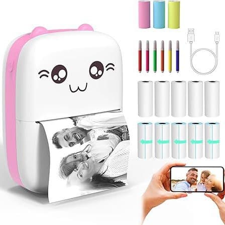 Handheld wireless photo, pocket small printer for students 2