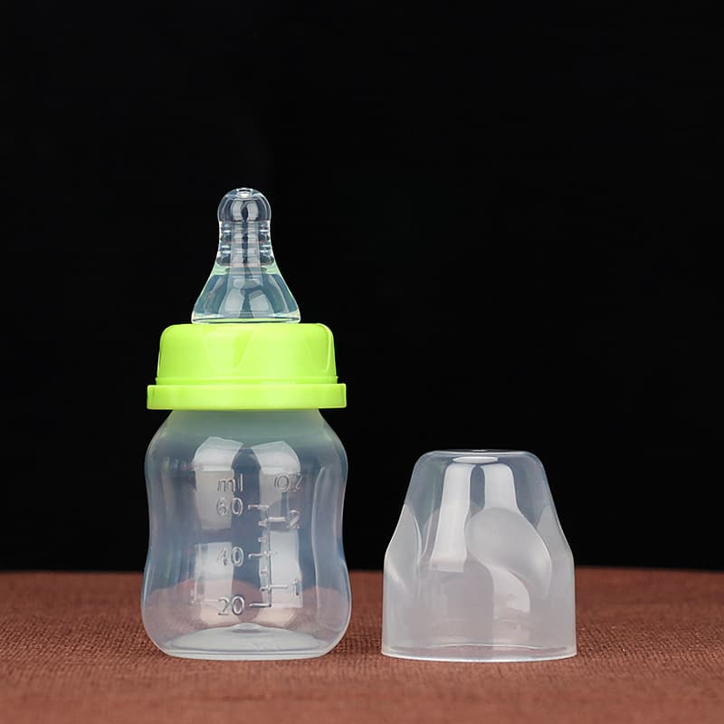 Bottle detergent, children's small feeding bottle for new born for baby, 60 ml, standard diameter, 0-3-6 month 2