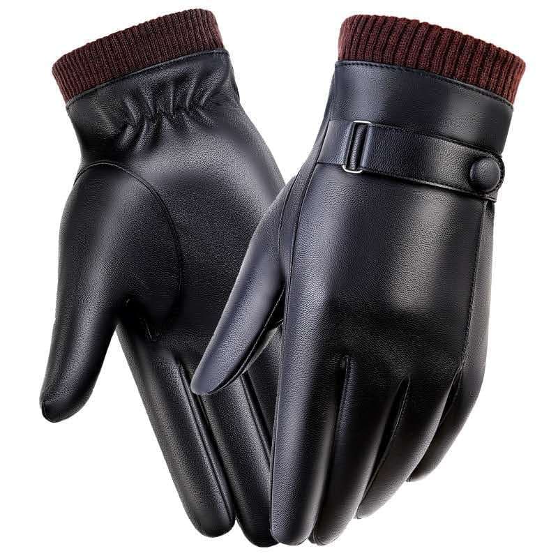 Men's demi-season warm windproof waterproof gloves 5