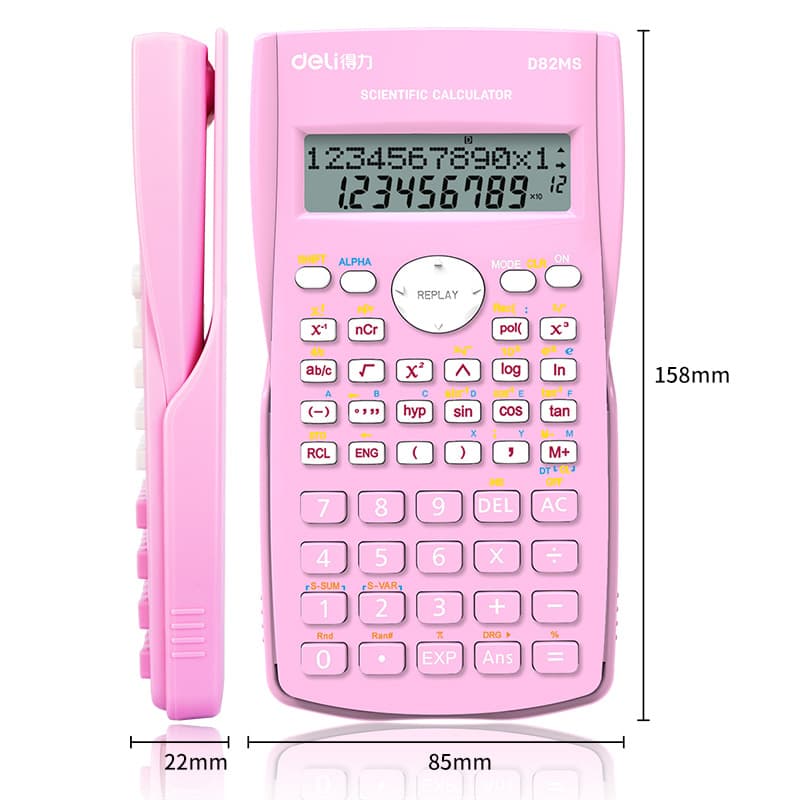 D82MS Science Calculator Junior High School Student Class Test Financial Electronic Multifunctional Function Computer 2