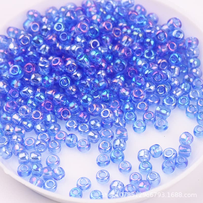 Nissan, glass transparent beads, accessories with tassels, size 1, 1.5mm, 4mm, color, DIY 4