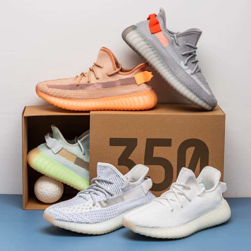 Coconut 350 popcorn shoes breathable men's sports shoes men's shoes running shoes Putian shoes high version trendy brand