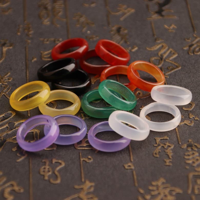 Organic agate ring, for beloved 3