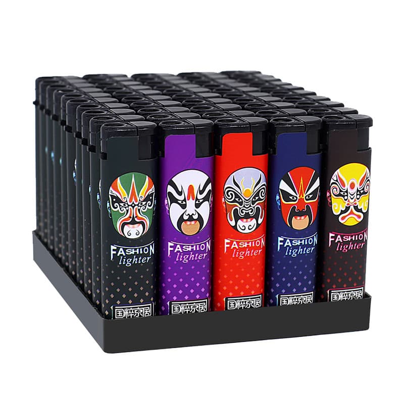 (Wholesale), windproof disposable electronic plastic fashionable creative trend lighter, 50 pieces 5