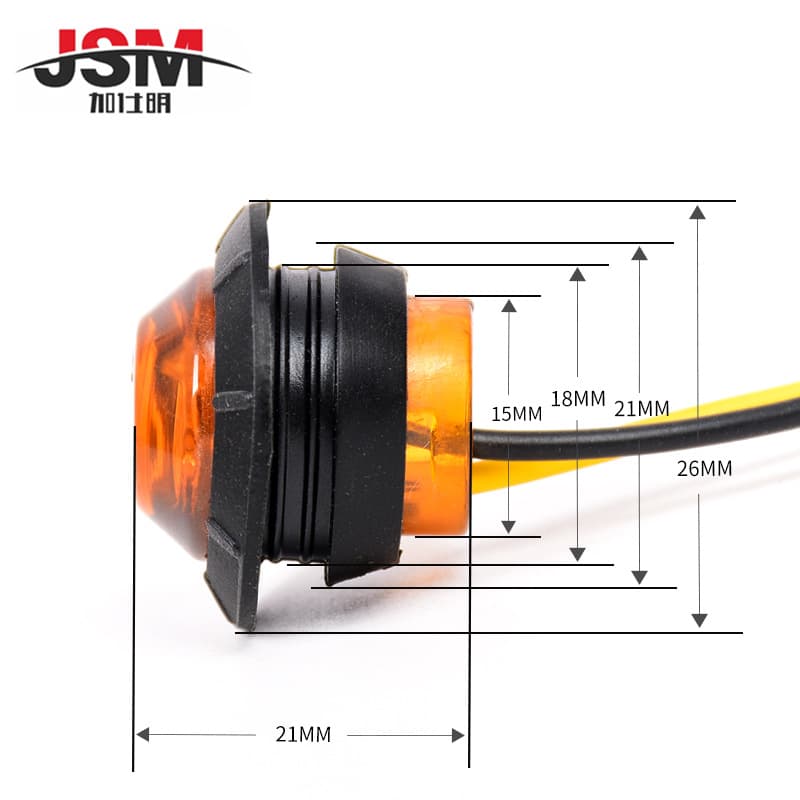 24V LED Signal Lights for Trucks - Multicolor Edge Indicator Lights 4