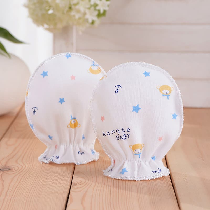 Children's grabber, gloves, purse for new born, hand cream all-season for mother and baby, can bite, suitable for spring and autumn 2