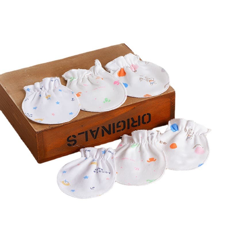 Children's grabber, gloves, purse for new born, hand cream all-season for mother and baby, can bite, suitable for spring and autumn 5