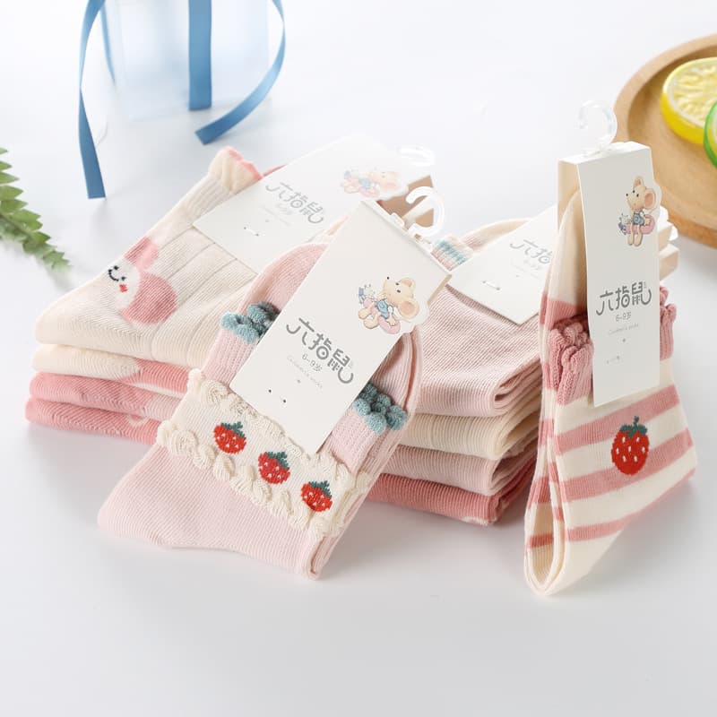Children's Autumn Thin Mid-Calf Socks for Boys 4
