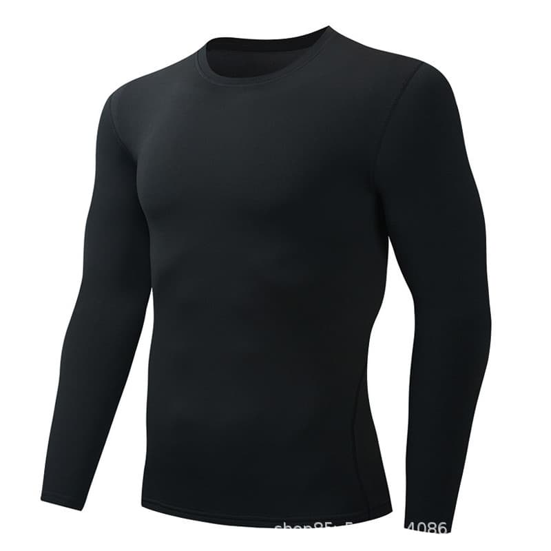 Elastic breathable quick dry base children's basketball long-sleeve for training for gym, tight, maxi length, for running 4