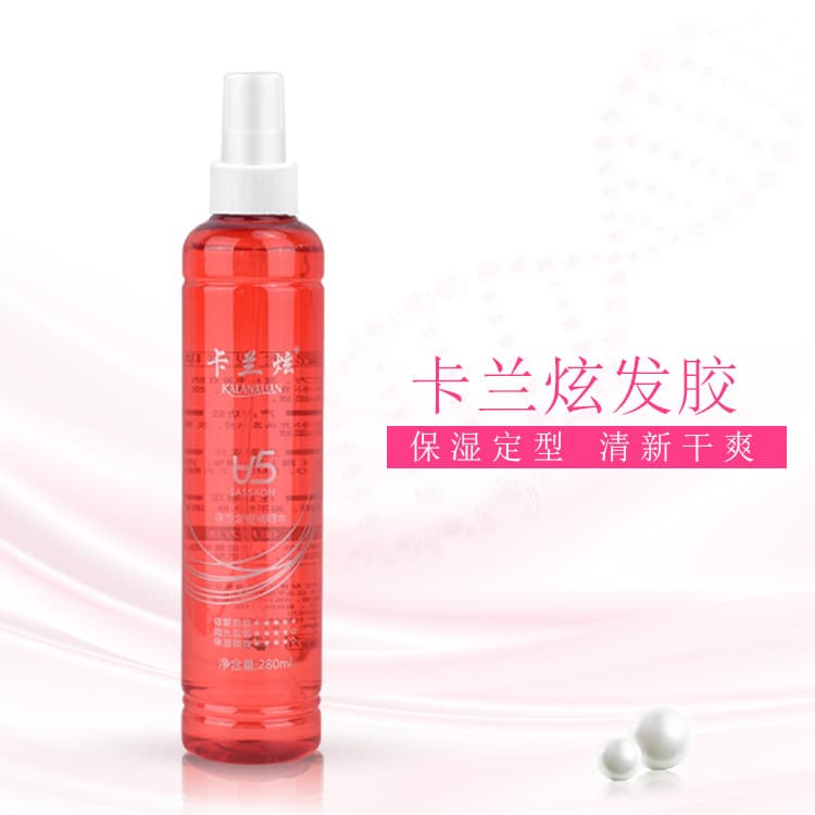 Refreshing moisturizing gel, hair spray, styling, 280 ml