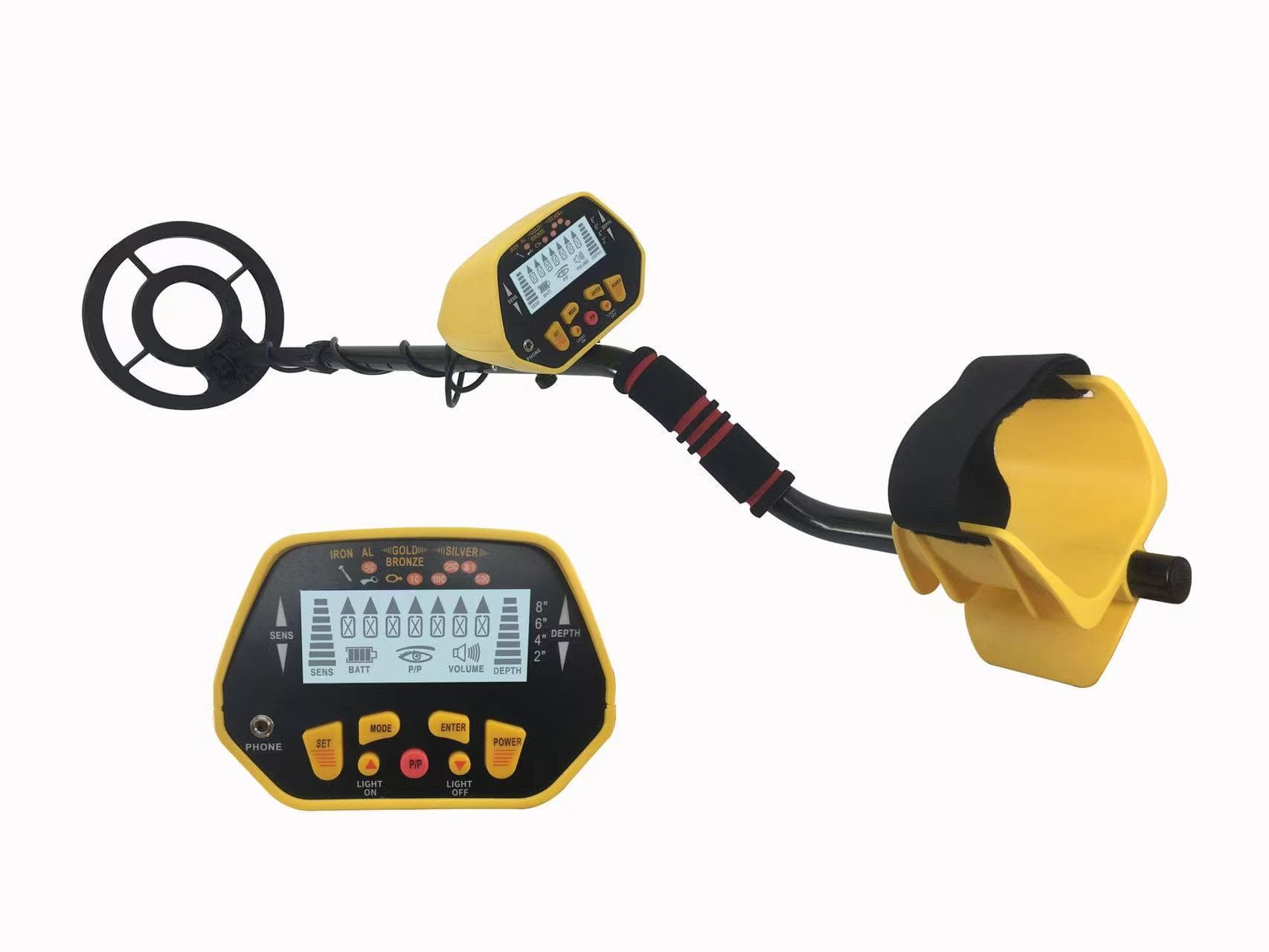 Underground metal detector manufacturer direct sales GC-1028 treasure detector outdoor treasure hunting gold, silver and copper archaeological portable 5