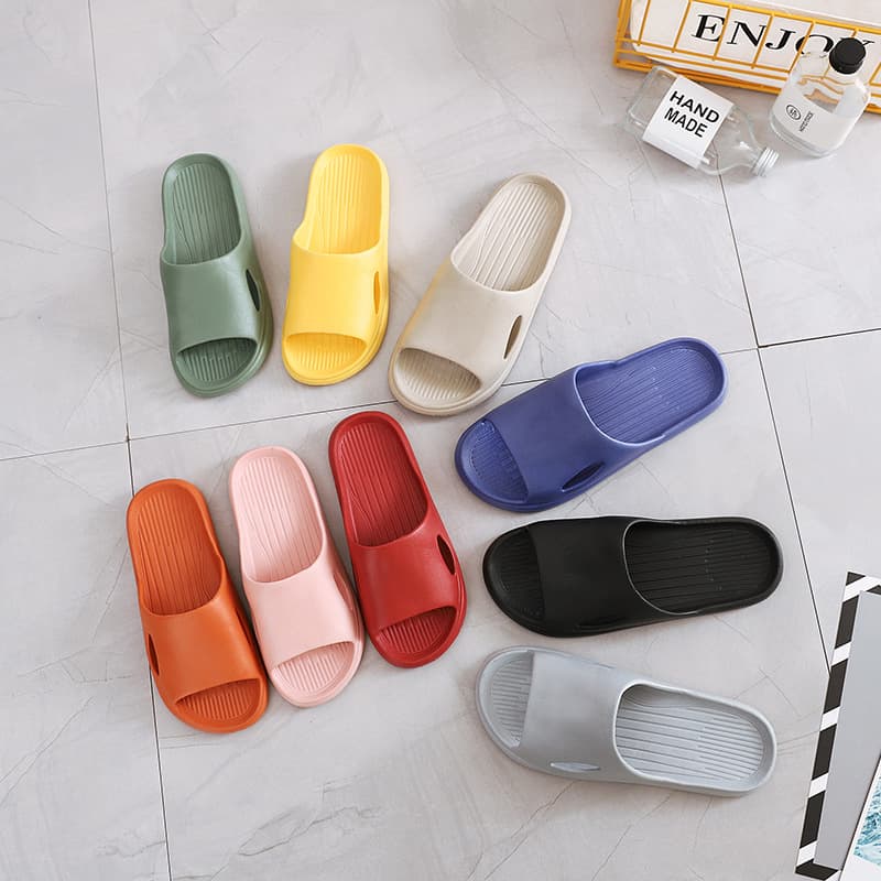 Men's home summer men's slippers for bathroom, soft sole 2