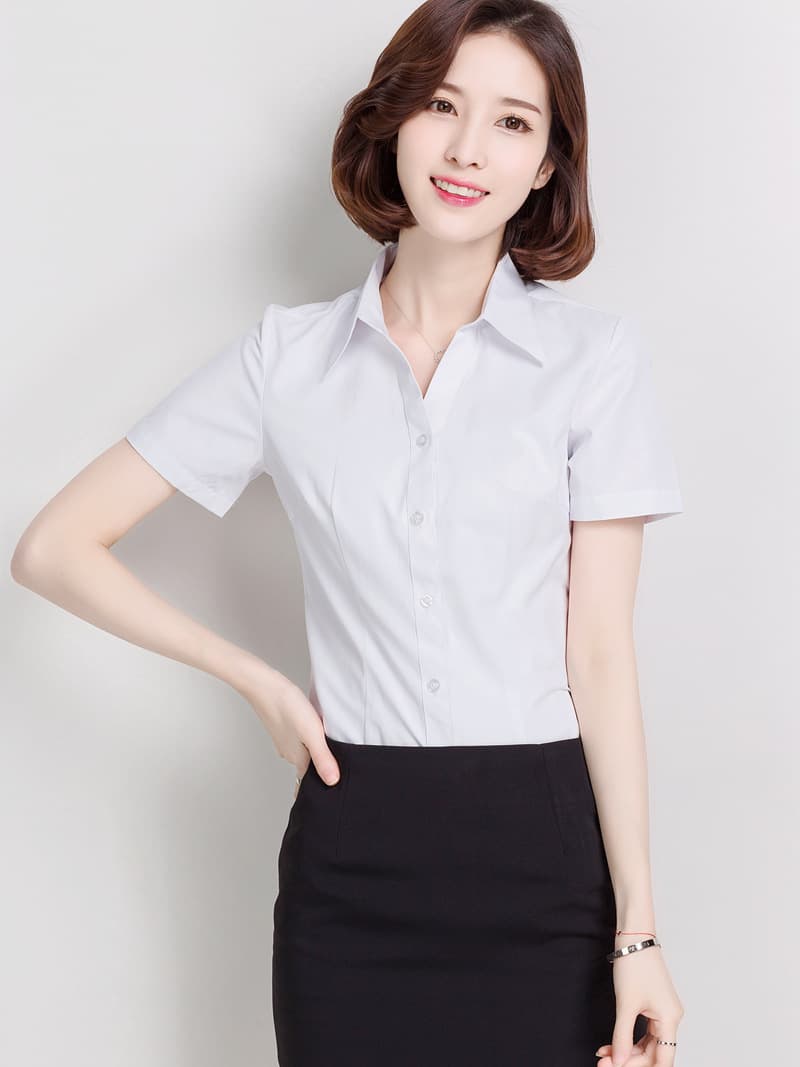 Spring shirt, overall, Korean style, with short sleeve 3