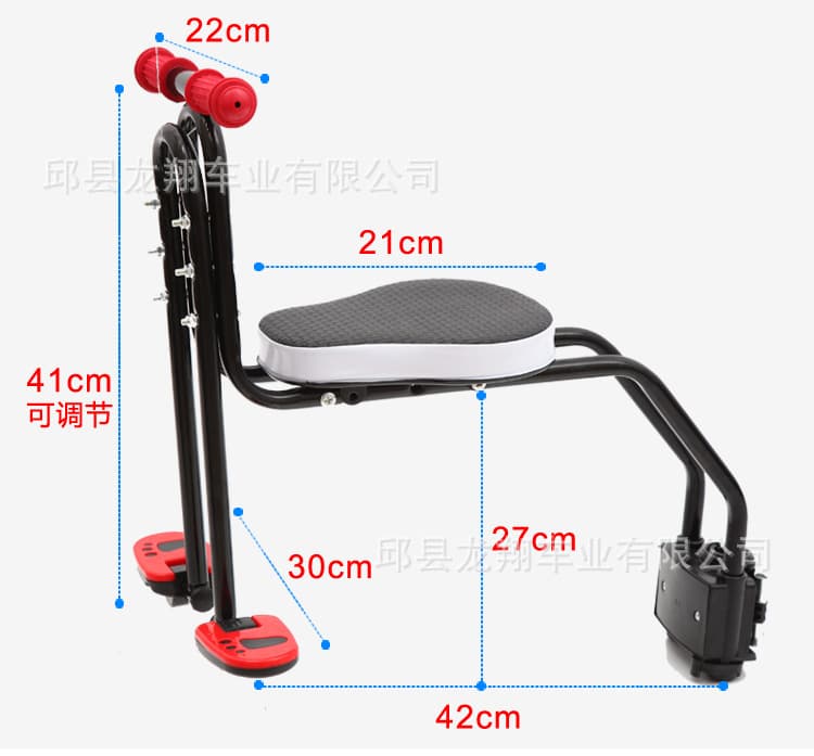 Mountain bike, children's additional seat with brake system 2