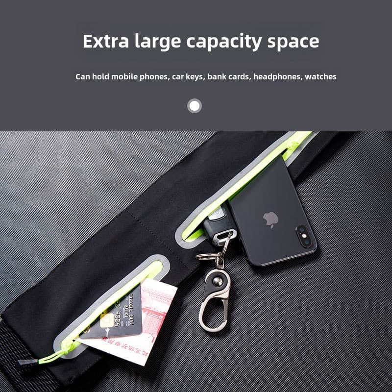 Sports belt bag for men and women, travel invisible mobile phone, universal equipment for gym, small bag, for running 3