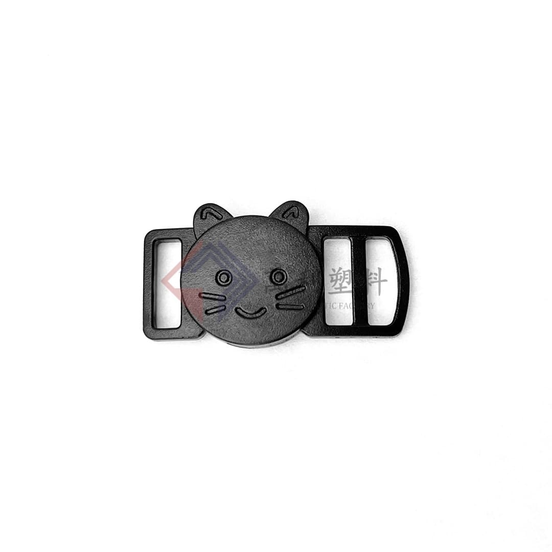 [Large cat insertion buckle] 1.4 Increase plastic cat clothing oval cat inserting pet collar accessories 2