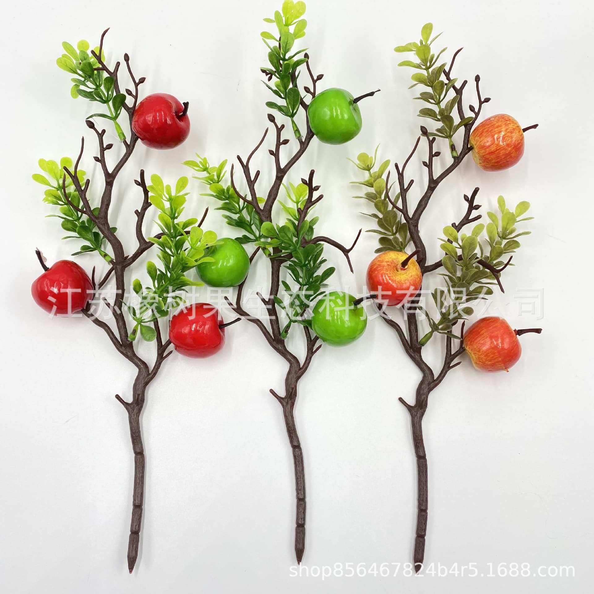 Simulated pomegranate fruit apple cuttings home decoration berries home wedding decoration living room ornaments plug-in 2