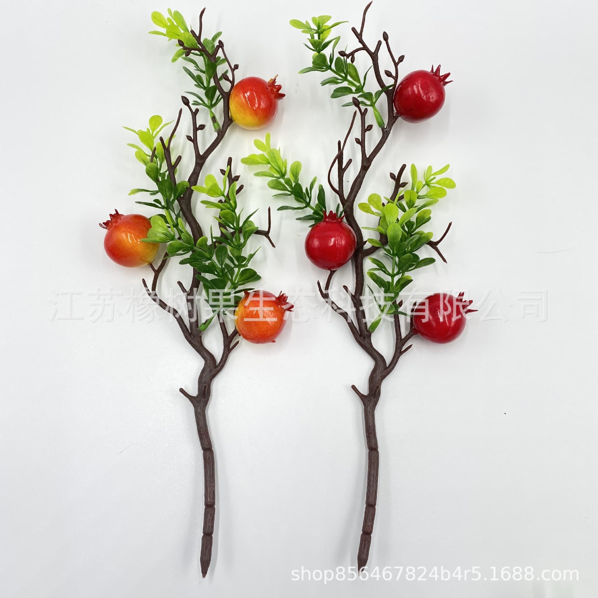 Simulated pomegranate fruit apple cuttings home decoration berries home wedding decoration living room ornaments plug-in 3