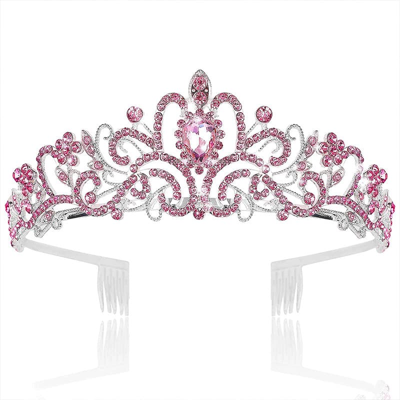 Metal hair accessory for bride, crown 2