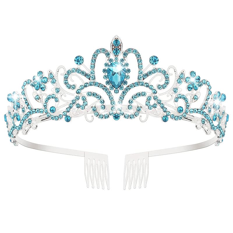 Metal hair accessory for bride, crown 3